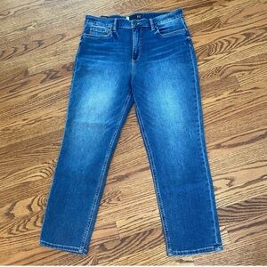 Kut From The Kloth Naomi High Rise Ankle Straight Leg Denim Jean Size 12
